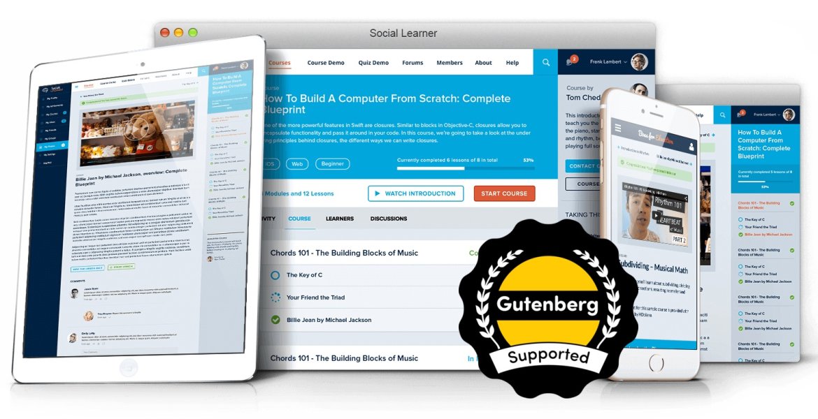 BuddyBoss Social Learner - плагин социального обучения BuddyPress