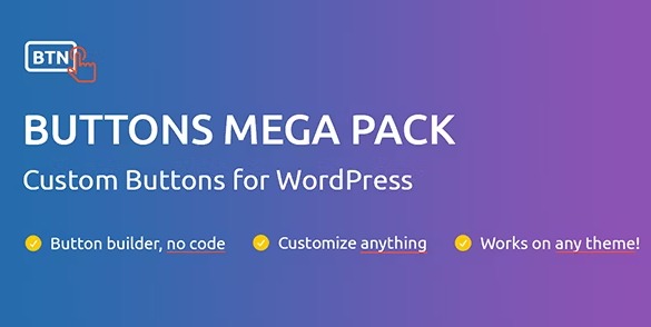 Buttons Mega Pack Pro - плагин создания кнопок WordPress