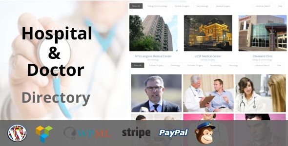 Hospital Doctor Directory - плагин каталога больниц WordPress