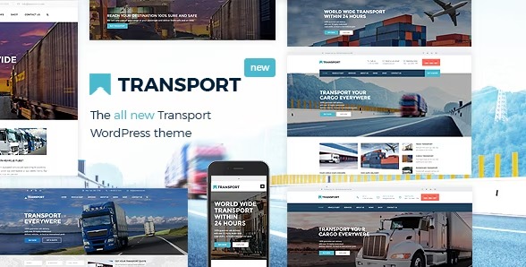 Transport - тема транспорта и логистики WordPress