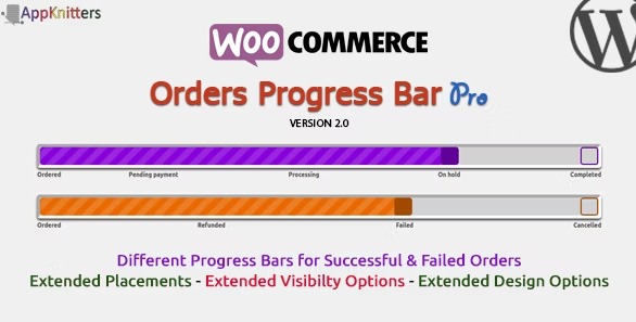 WooCommerce Orders Progress Bar Pro - индикатор выполнения заказов