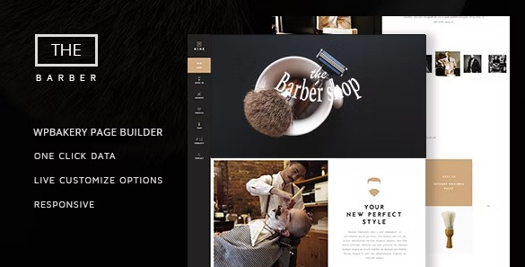 The Barber Shop - тема для парикмахерской WordPress