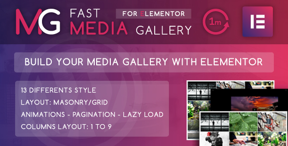 Fast Media Gallery For Elementor - галерея для Elementor