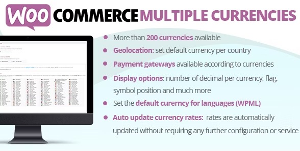 WooCommerce Multiple Currencies - несколько валют