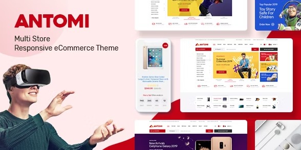 Antomi - многофункциональная тема для WooCommerce WordPress