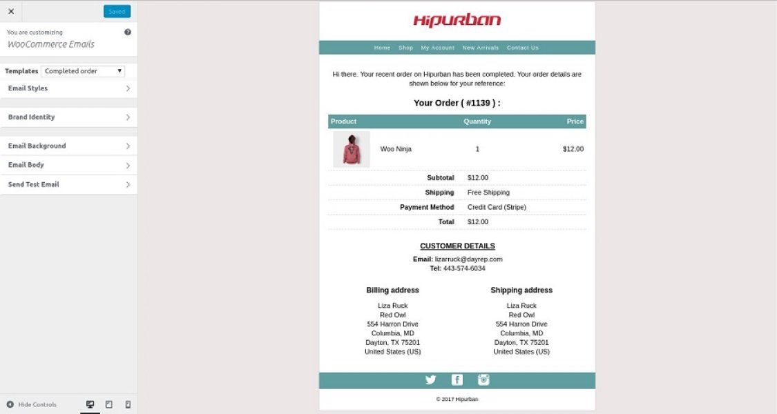 Smart Emails - конструктор email сообщений WooCommerce