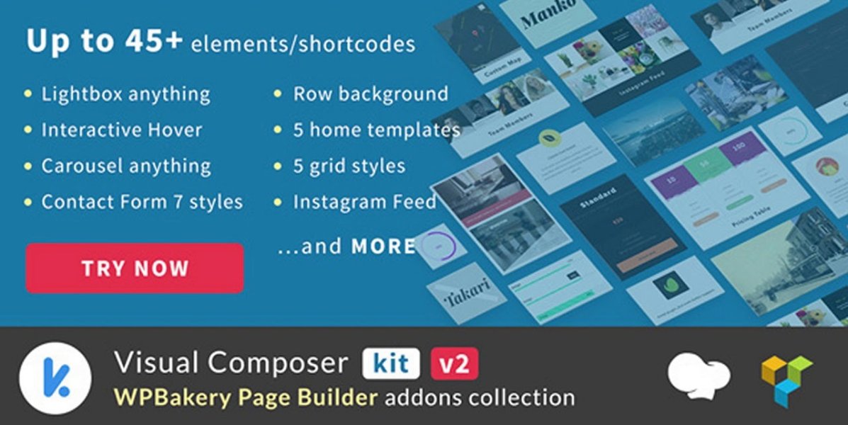 VCKit - коллекция аддонов для WPBakery Page Builder