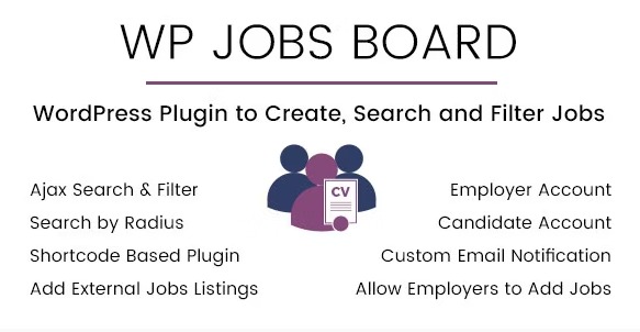WP Jobs Board - плагин поиска и фильтрации вакансий WordPress