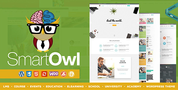 SmartOWL - тема образования WordPress LMS