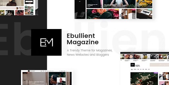 Ebullient - современная тема для новостного сайта WordPress