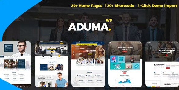 Aduma - консалтинг, финансы, бизнес WordPress тема