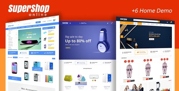Super Shop - адаптивная тема WooCommerce WordPress