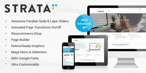 Strata - профессиональная многоцелевая тема WordPress