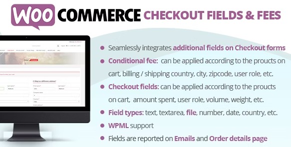 WooCommerce Checkout Fields & Fees - гибкое оформления заказов