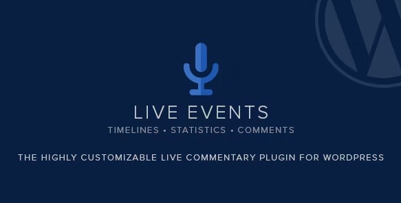 Live Events - плагин онлайн событий WordPress