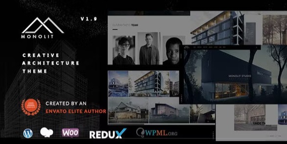 Тема Monolit для архитекторов и дизайнеров