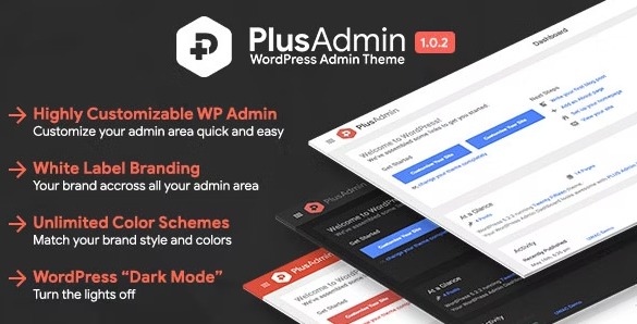 PLUS Admin Theme - WordPress тема админ-панели