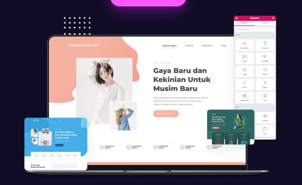 111 лендинг шаблонов для WordPress Elementor