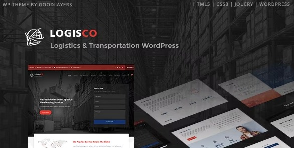 Logisco - WordPress тема логистики и перевозок