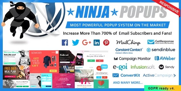 Ninja Popups - всплывающие окна WordPress