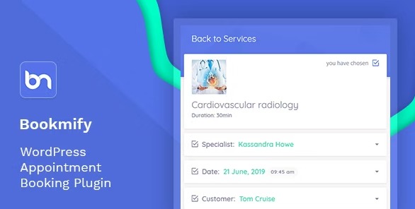 Bookmify - плагин бронирование встреч WordPress