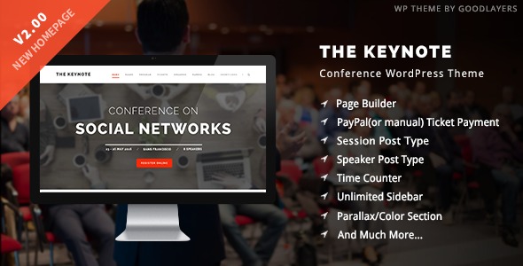 Keynote - тема конференции WordPress