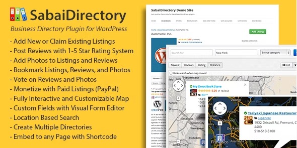 Sabai Directory - премиум плагин каталога WordPress