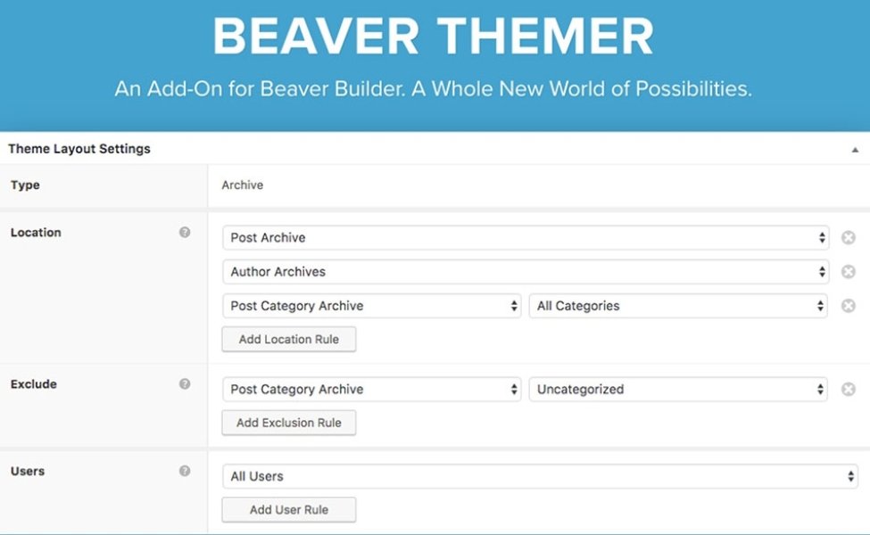 Beaver Themer - аддон для Beaver Builder