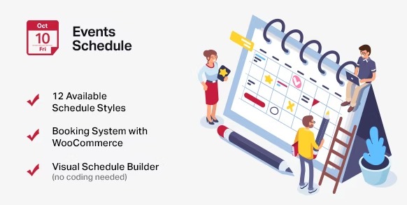 Events Schedule - плагин для организации событий WordPress
