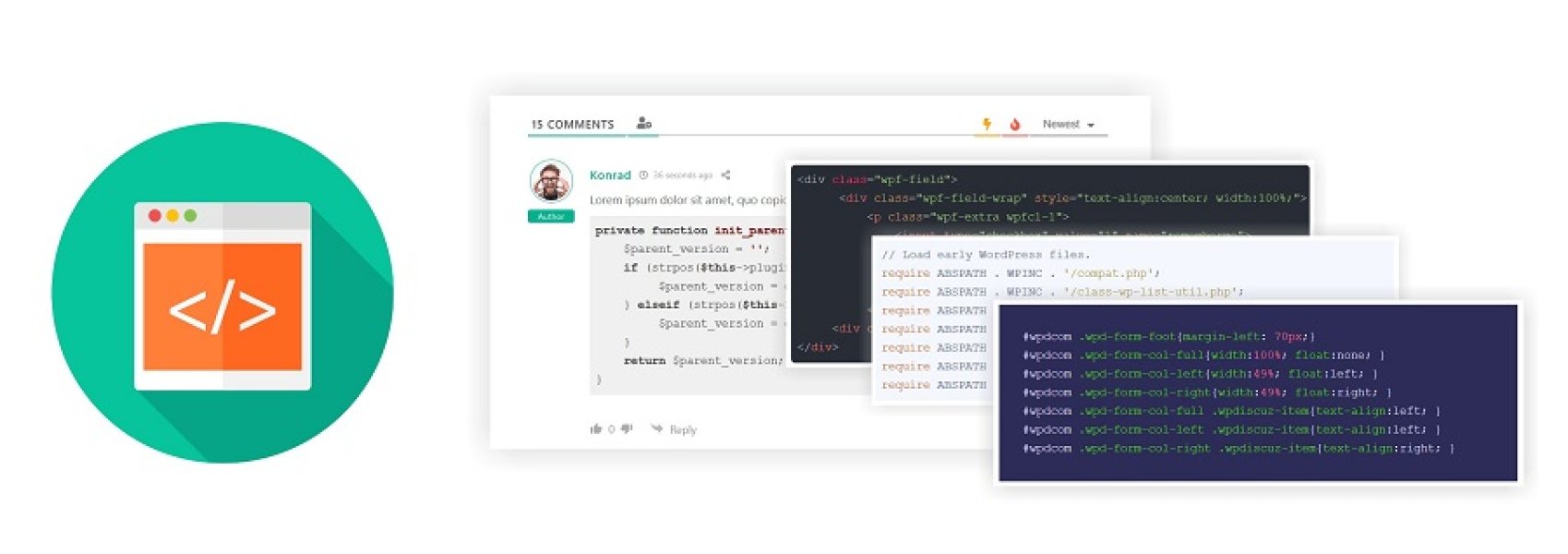 wpDiscuz - Syntax Highlighter - подсветка кода в комментариях