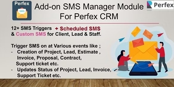 Add-on SMS Manager Module for Perfex CRM