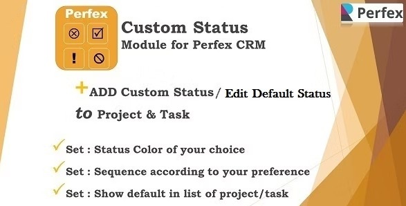 Add-on Statuses Module for Perfex CRM