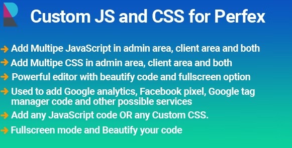 Elite Custom JS and CSS module for Perfex CRM
