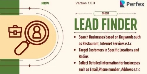 Google Lead Finder module for Perfex CRM
