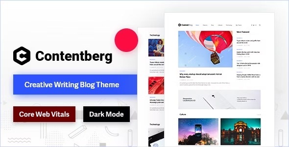 Contentberg - тема блога по контент-маркетингу WordPress