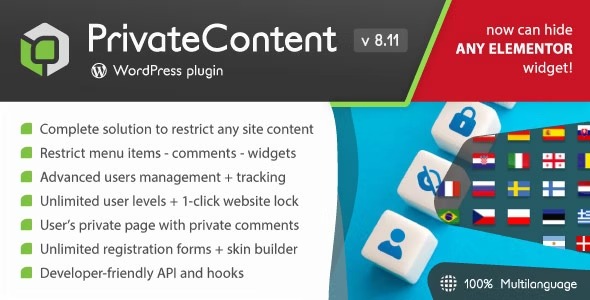 PrivateContent - разграничение доступа WordPress