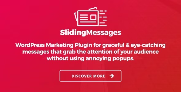 Sliding Messages - маркетинговый плагин WordPress