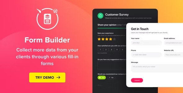 Elfsight Form Builder - конструктор форм для WordPress