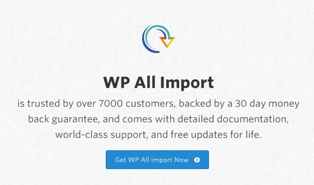 WP All Import Pro - импорт любого XML или CSV файла в WordPress