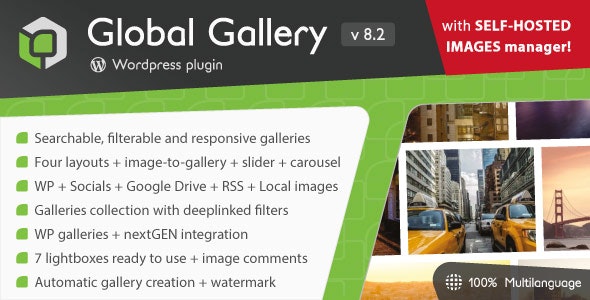 Global Gallery - Адаптивная галерея Wordpress