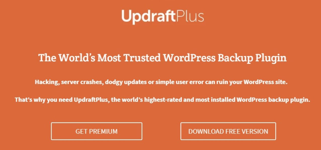 UpdraftPlus — премиум-плагин для резервного копирования данных для WordPress