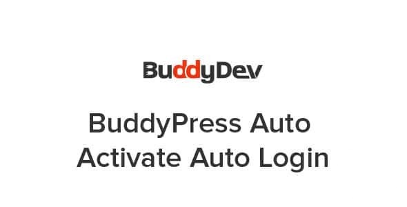 BuddyPress Auto Activate Auto Login