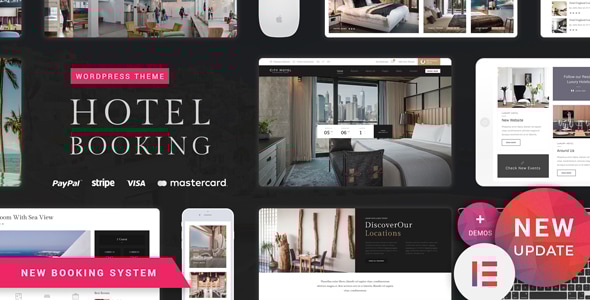 Hotel Booking - тема сайта отеля WordPress