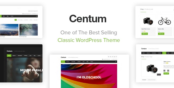 Centum - адаптивная WordPress тема