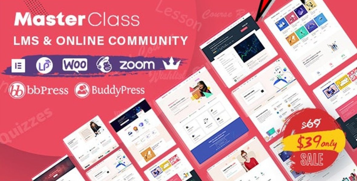 MasterClass - тема WordPress для LMS и образования