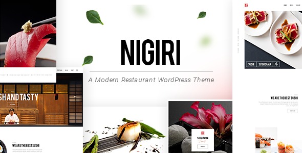 Nigiri - WordPress тема для ресторана