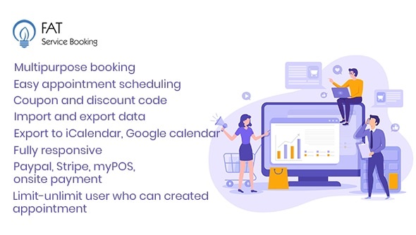 Fat Services Booking - плагин бронирования WordPress