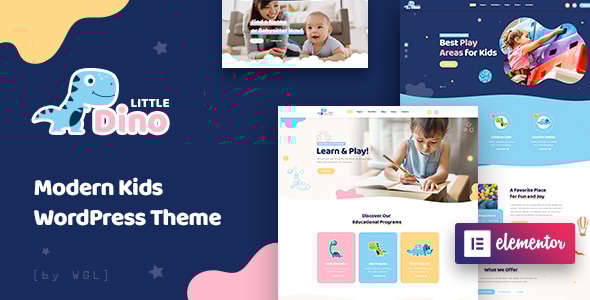 Littledino - современная детская тема WordPress