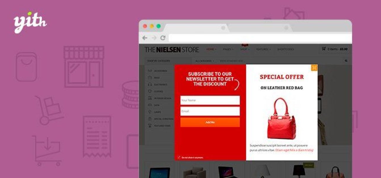 YITH WooCommerce Popup Premium - всплывающие окна
