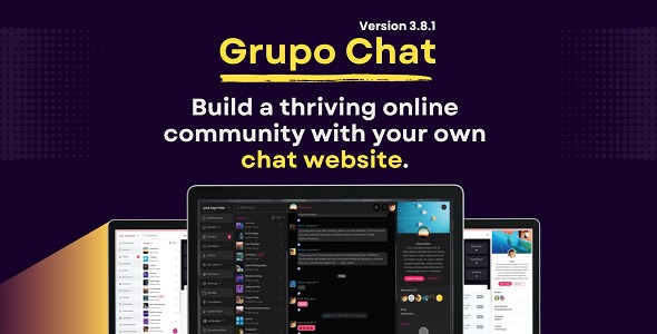 Grupo Chat - чат-комната и приватный чат PHP-скрипт